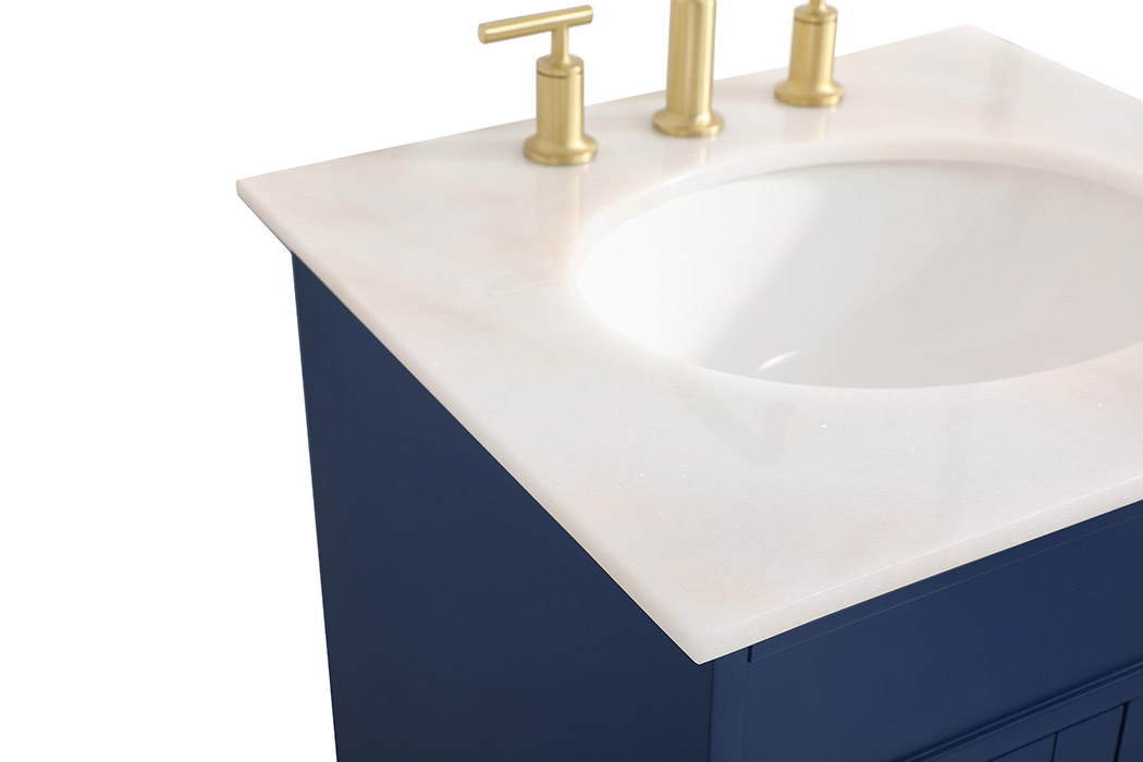 Elegant Bathroom Vanity - Blue (VF30124BL)