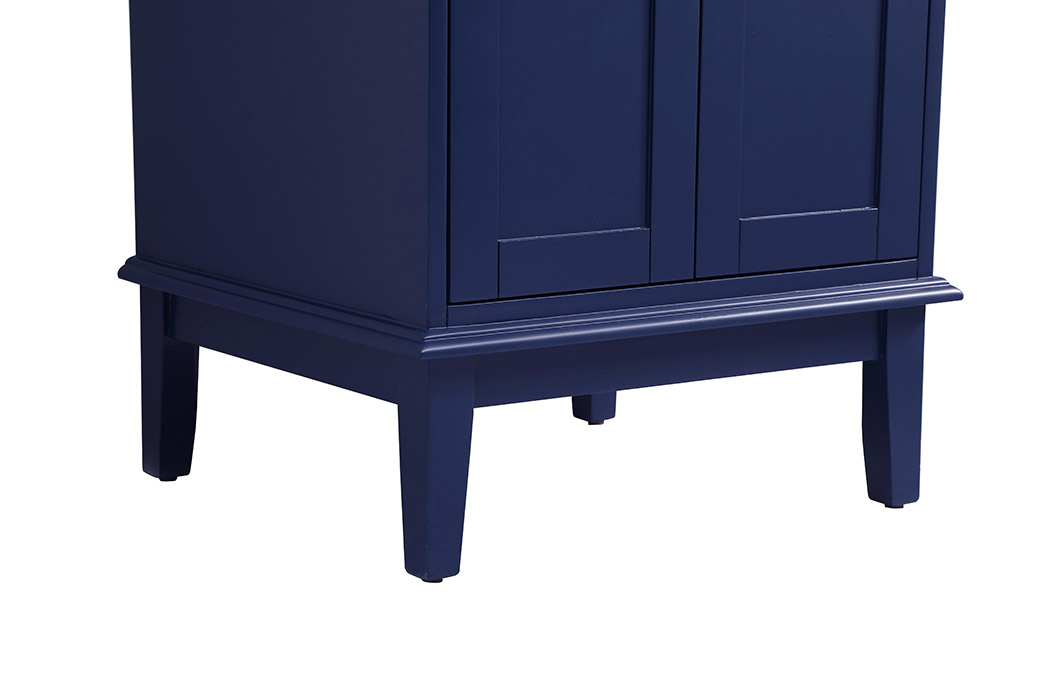 Elegant Bathroom Vanity - Blue (VF30124BL)