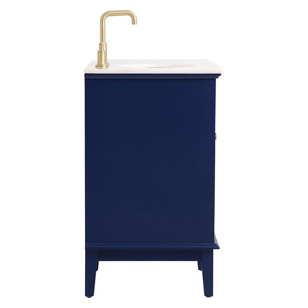 Elegant Bathroom Vanity - Blue (VF30124BL)