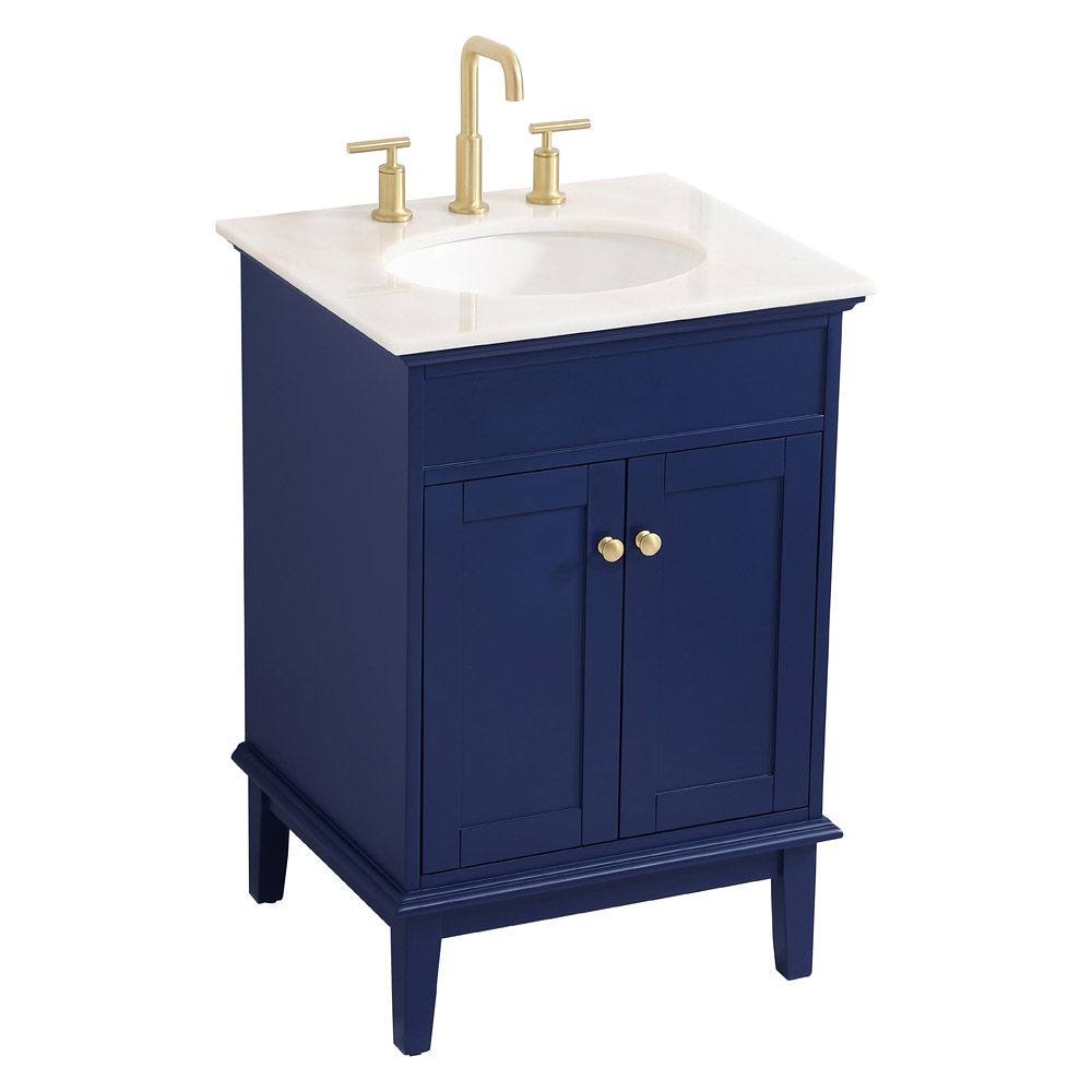 Elegant Bathroom Vanity - Blue (VF30124BL)