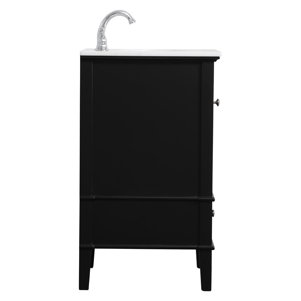 Elegant Bathroom Vanity - Black, L 21" (VF30221BK)