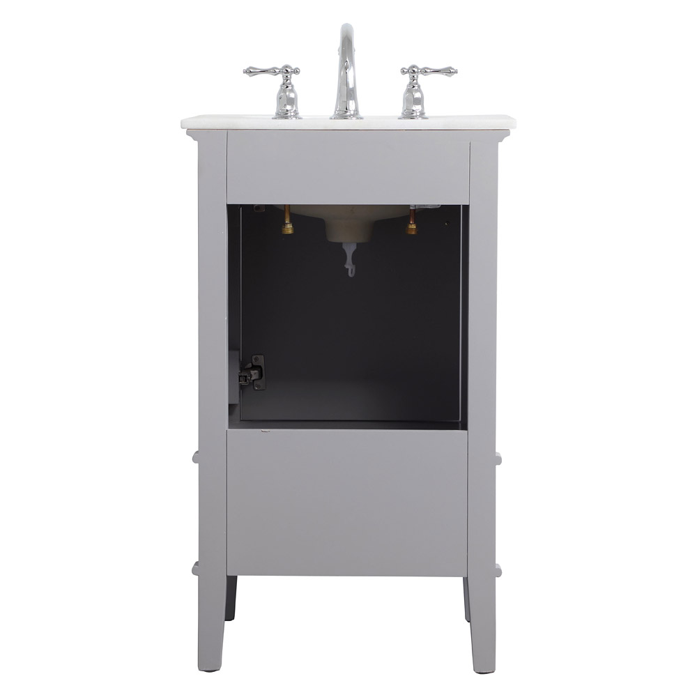 Elegant Bathroom Vanity - Gray, L 21" (VF30221GR)