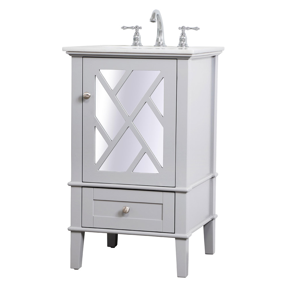 Elegant Bathroom Vanity - Gray, L 21" (VF30221GR)