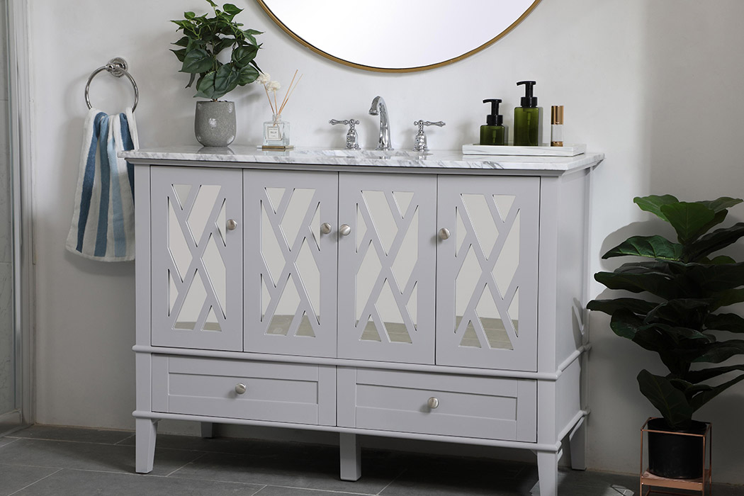 Elegant Bathroom Vanity - Gray (VF30248GR)