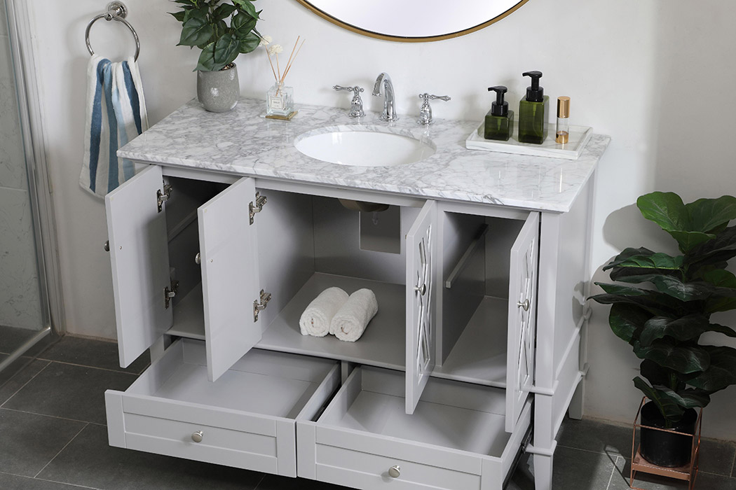 Elegant Bathroom Vanity - Gray (VF30248GR)