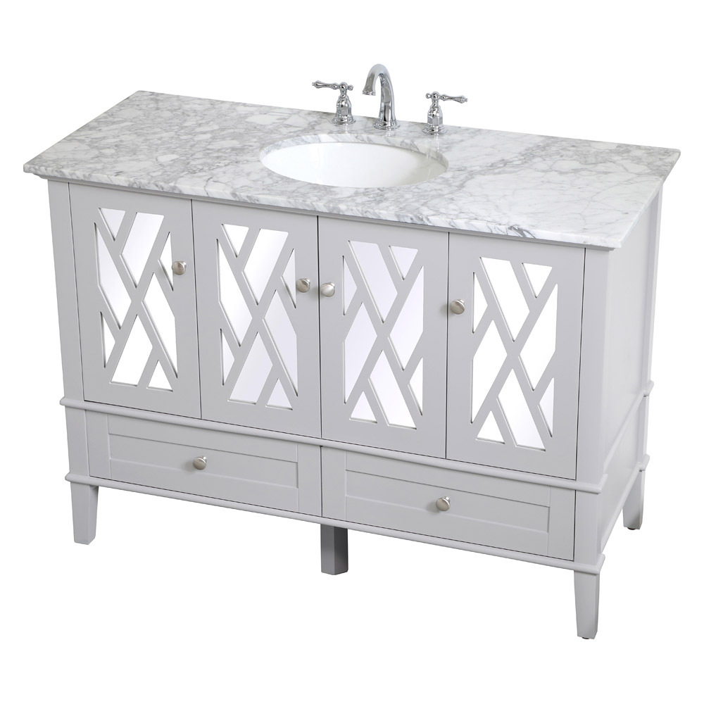 Elegant Bathroom Vanity - Gray (VF30248GR)