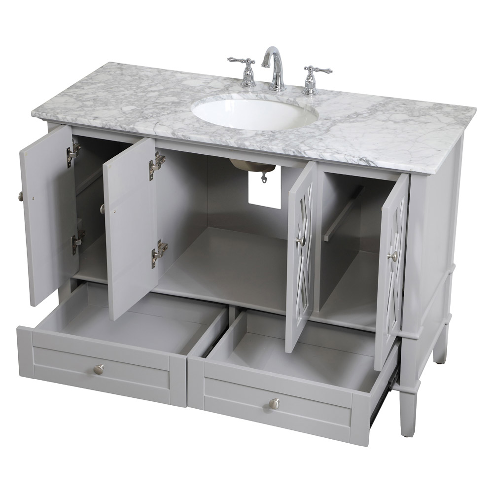 Elegant Bathroom Vanity - Gray (VF30248GR)