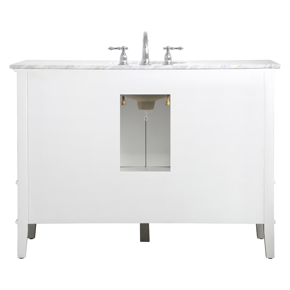 Elegant Bathroom Vanity - White (VF30248WH)