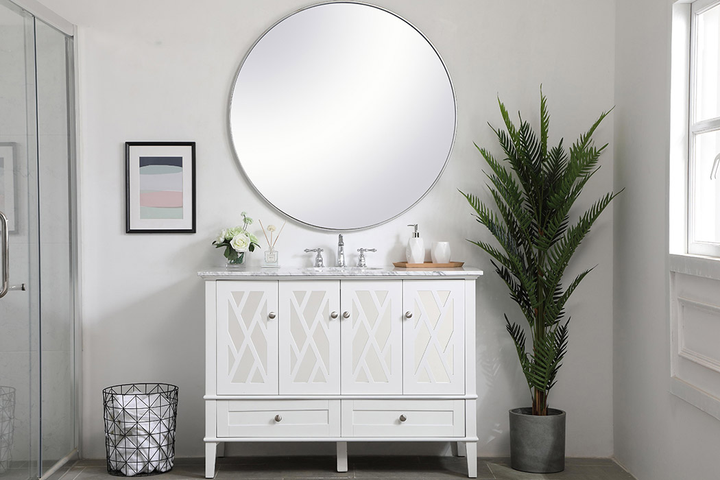 Elegant Bathroom Vanity - White (VF30248WH)