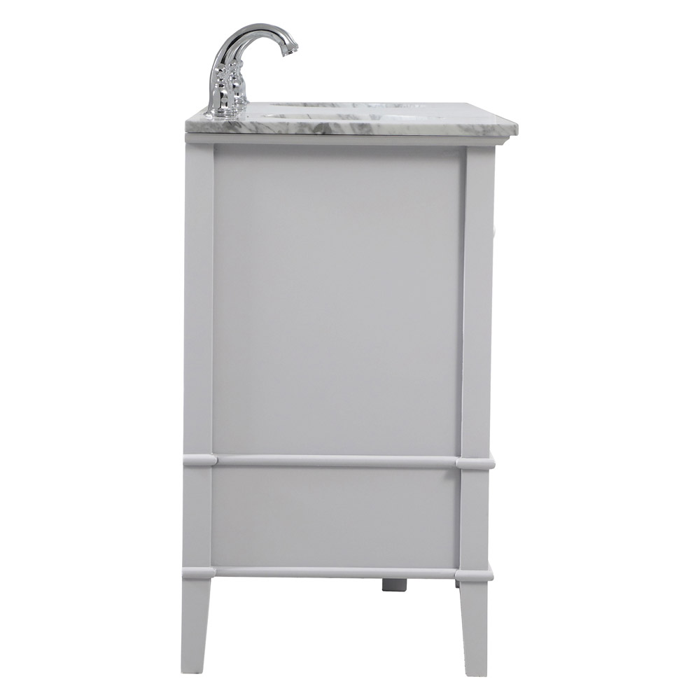 Elegant Bathroom Vanity - Gray, L 60" (VF30260DGR)