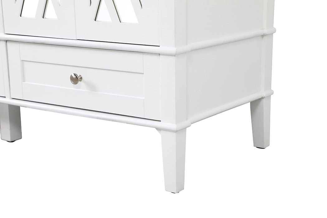 Elegant Bathroom Vanity - White, L 60" (VF30260DWH)