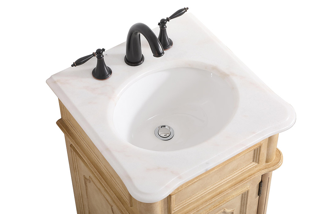 Elegant Bathroom Vanity - Antique Beige, L 19" (VF30419AB)