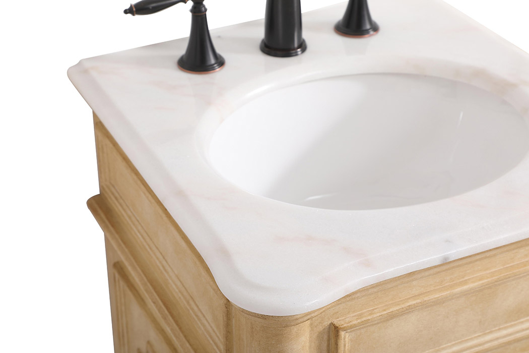 Elegant Bathroom Vanity - Antique Beige, L 19" (VF30419AB)