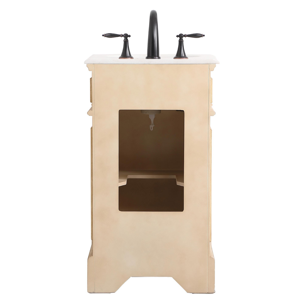 Elegant Bathroom Vanity - Antique Beige, L 19" (VF30419AB)