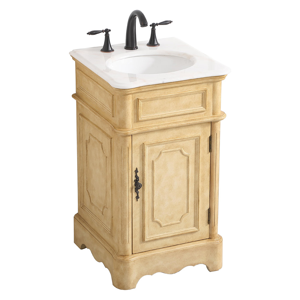 Elegant Bathroom Vanity - Antique Beige, L 19" (VF30419AB)