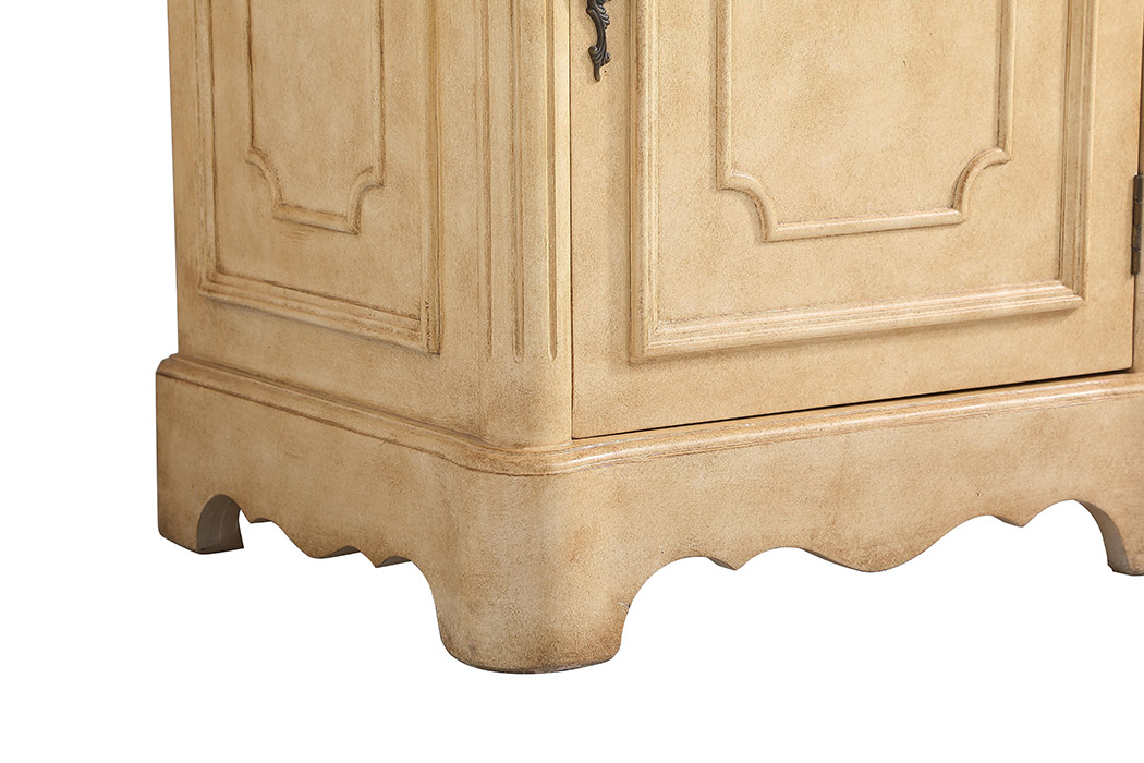 Elegant Bathroom Vanity - Antique Beige, L 24" (VF30424AB)