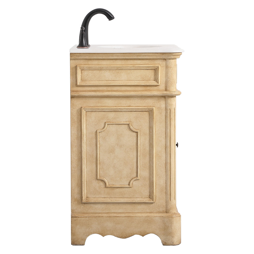 Elegant Bathroom Vanity - Antique Beige, L 24" (VF30424AB)