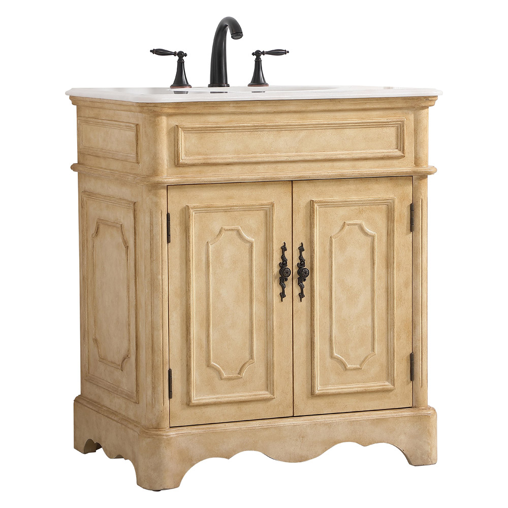 Elegant Bathroom Vanity - Antique Beige (VF30430AB)