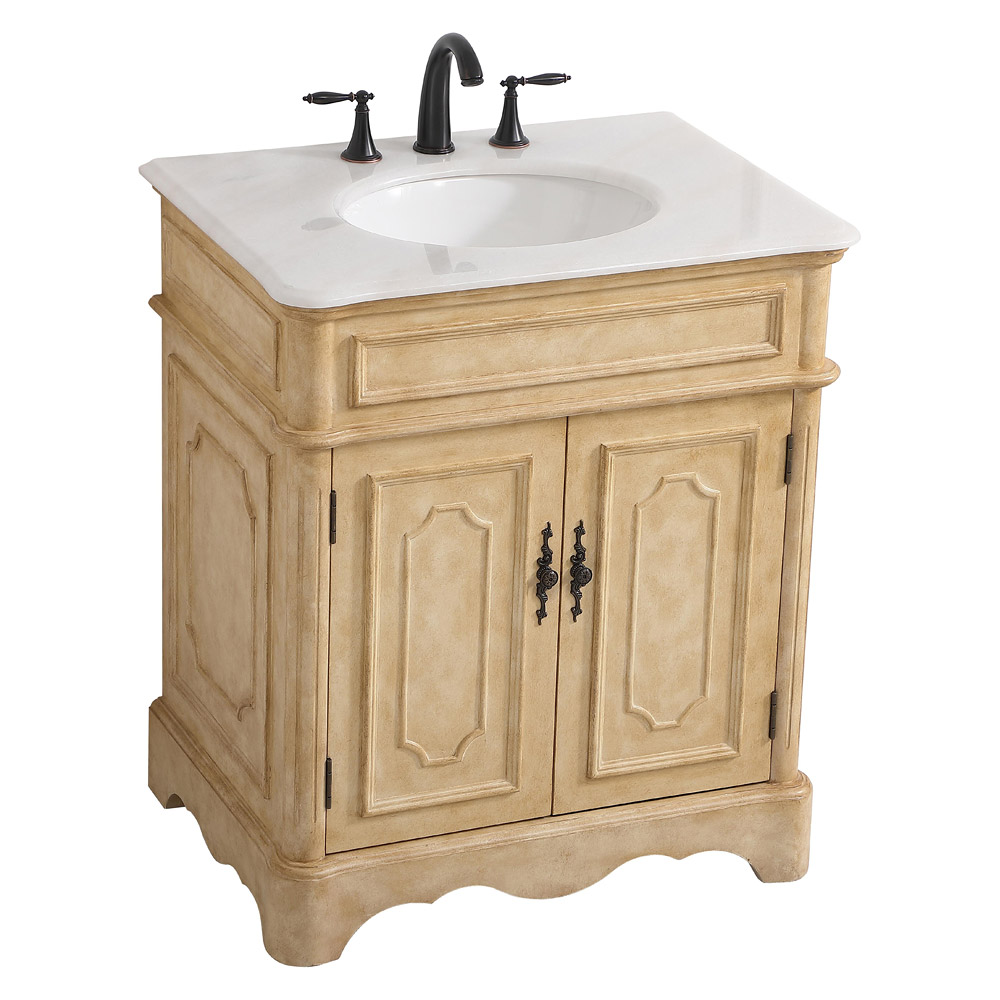 Elegant Bathroom Vanity - Antique Beige (VF30430AB)