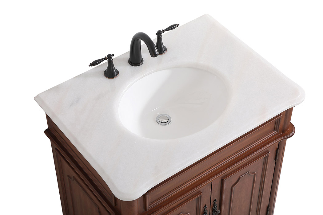 Elegant Bathroom Vanity - Teak (VF30430TK)