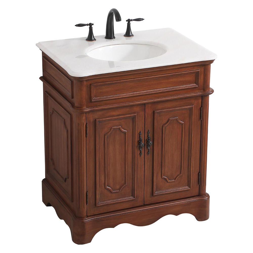 Elegant Bathroom Vanity - Teak (VF30430TK)