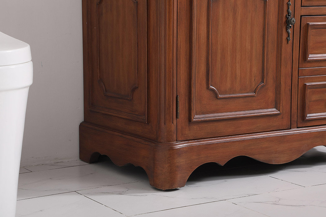 Elegant Bathroom Vanity - Teak (VF30436TK)