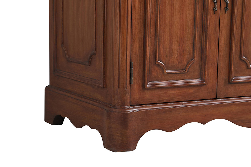 Elegant Bathroom Vanity - Teak (VF30442TK)