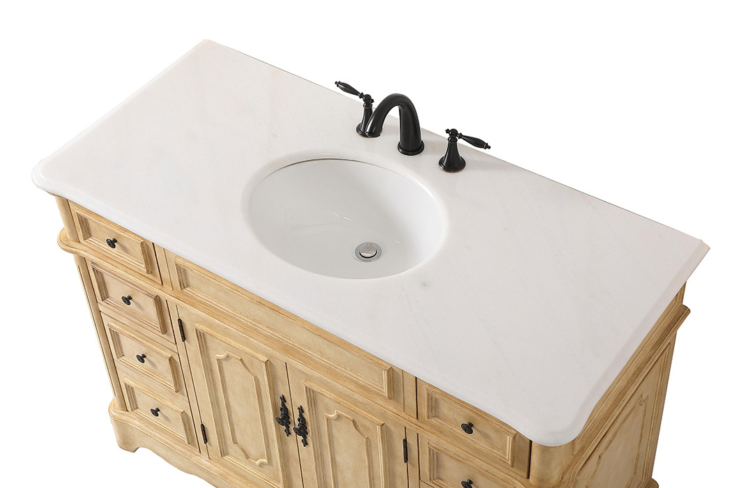 Elegant Bathroom Vanity - Antique Beige (VF30448AB)