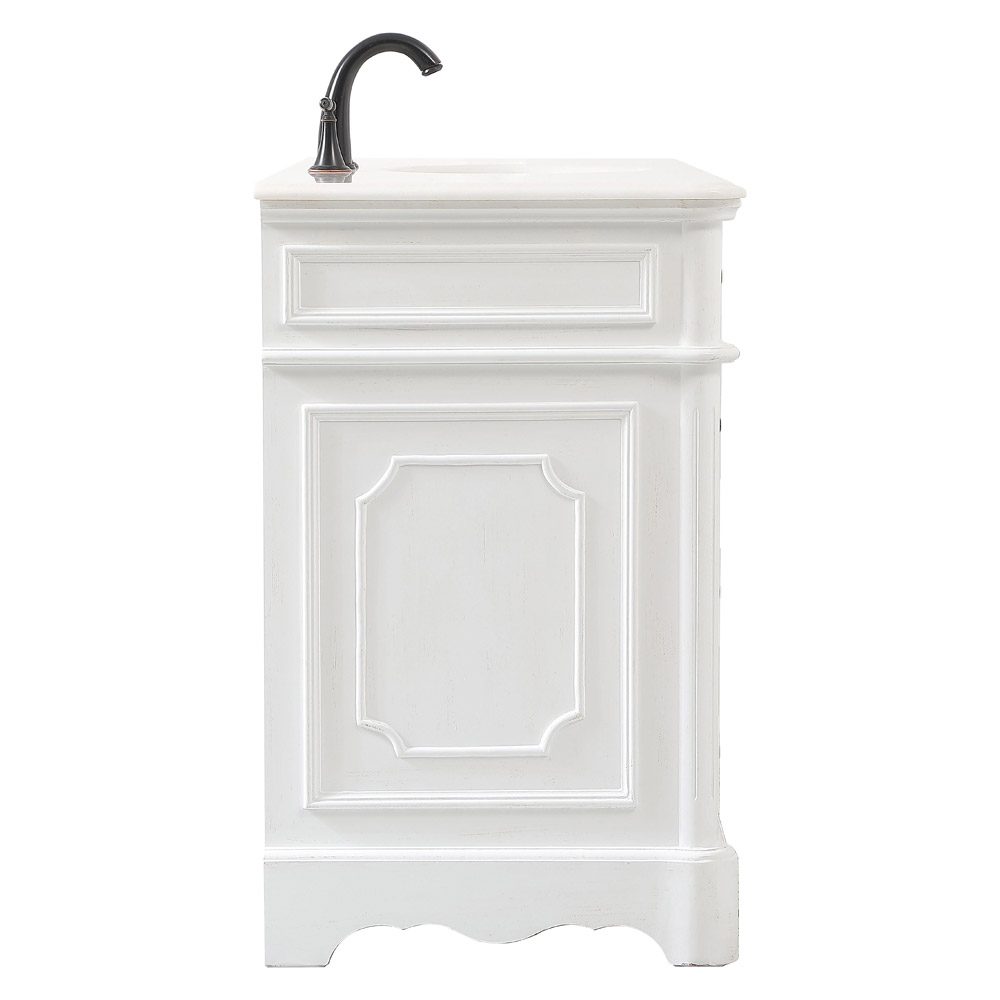 Elegant Bathroom Vanity - Antique White (VF30448AW)