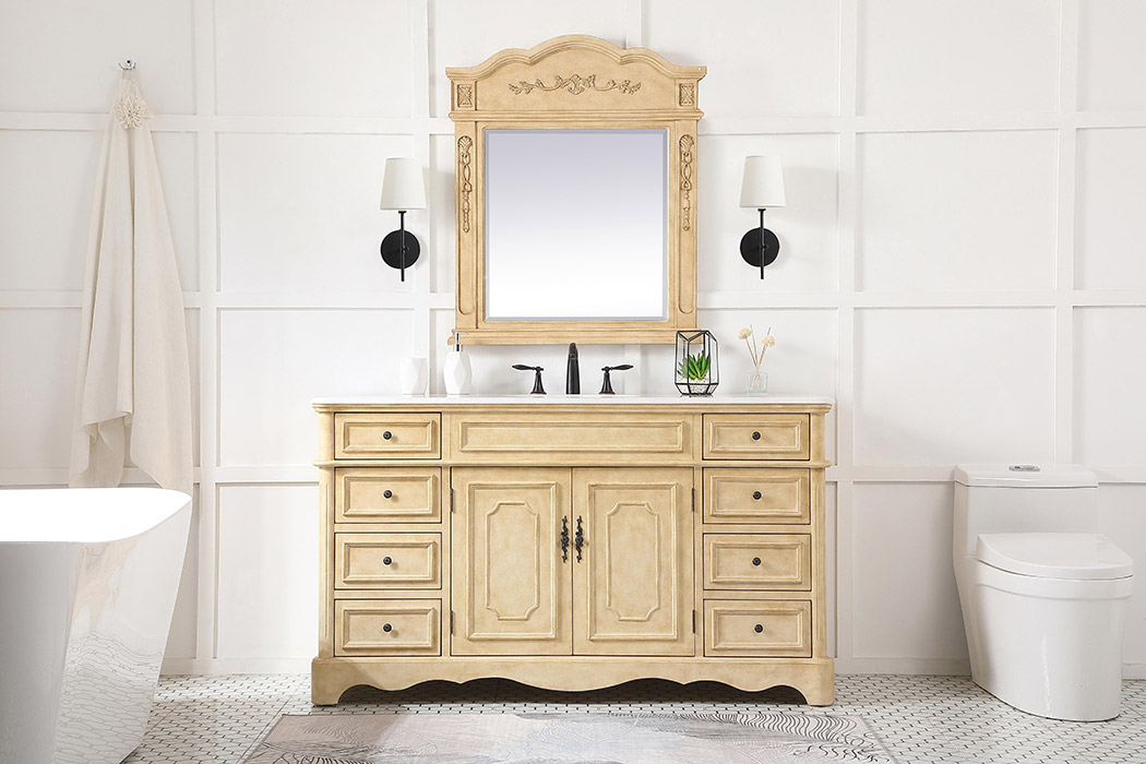 Elegant Bathroom Vanity - Antique Beige (VF30460AB)