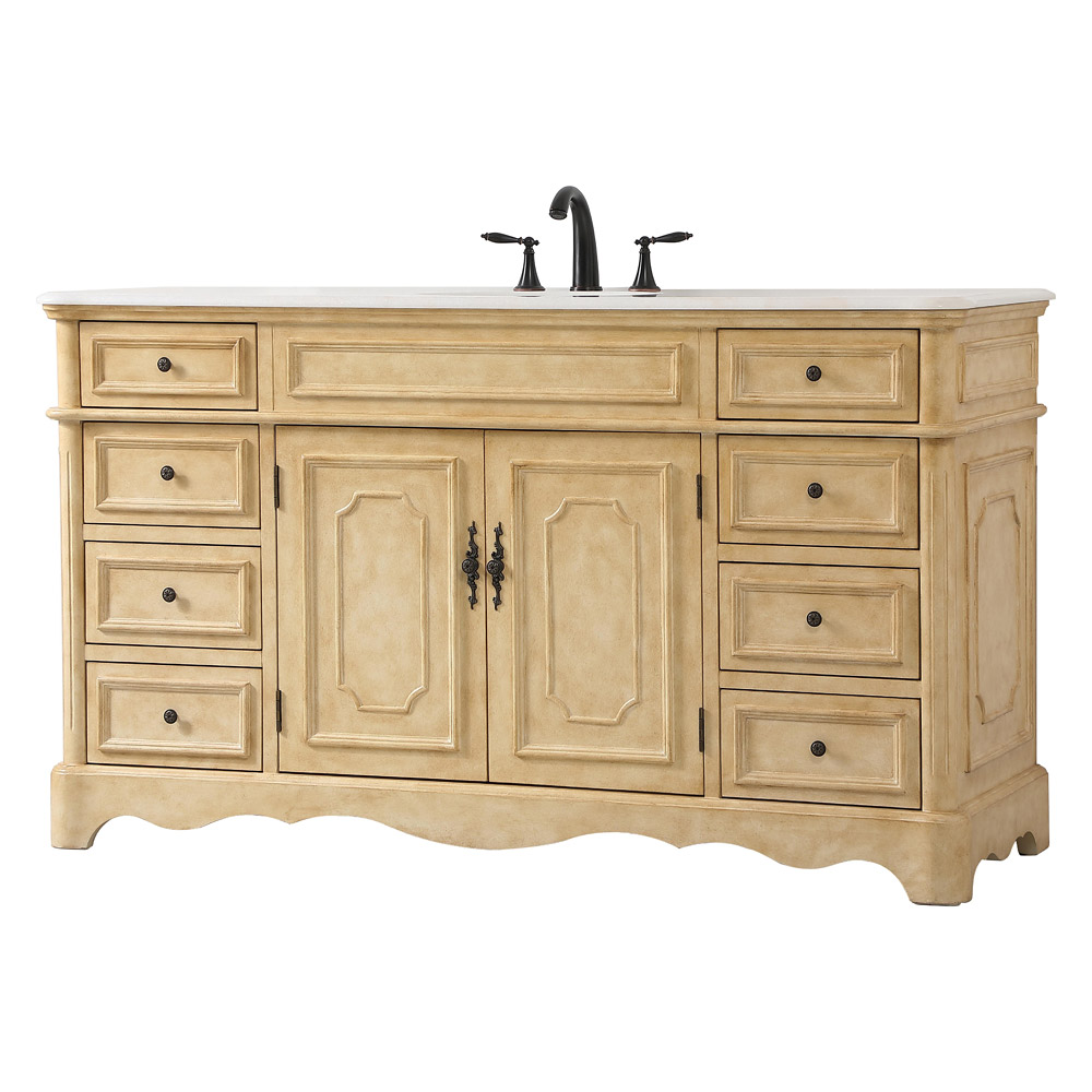 Elegant Bathroom Vanity - Antique Beige (VF30460AB)