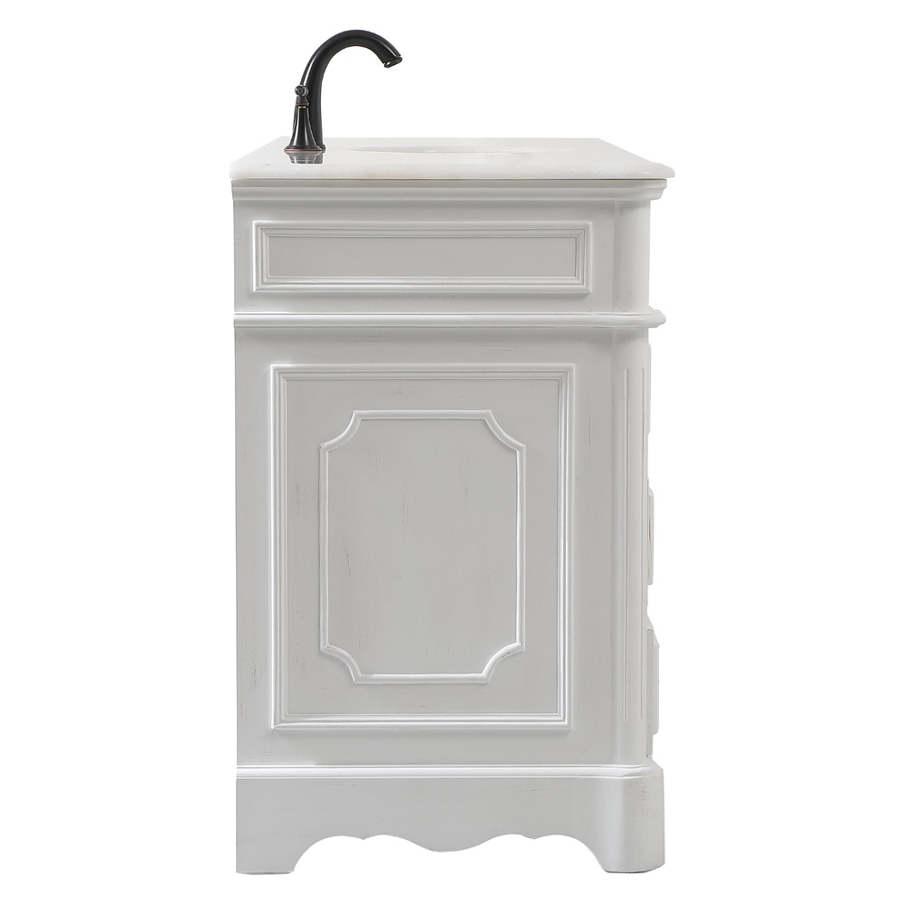 Elegant Bathroom Vanity - Antique White (VF30460AW)