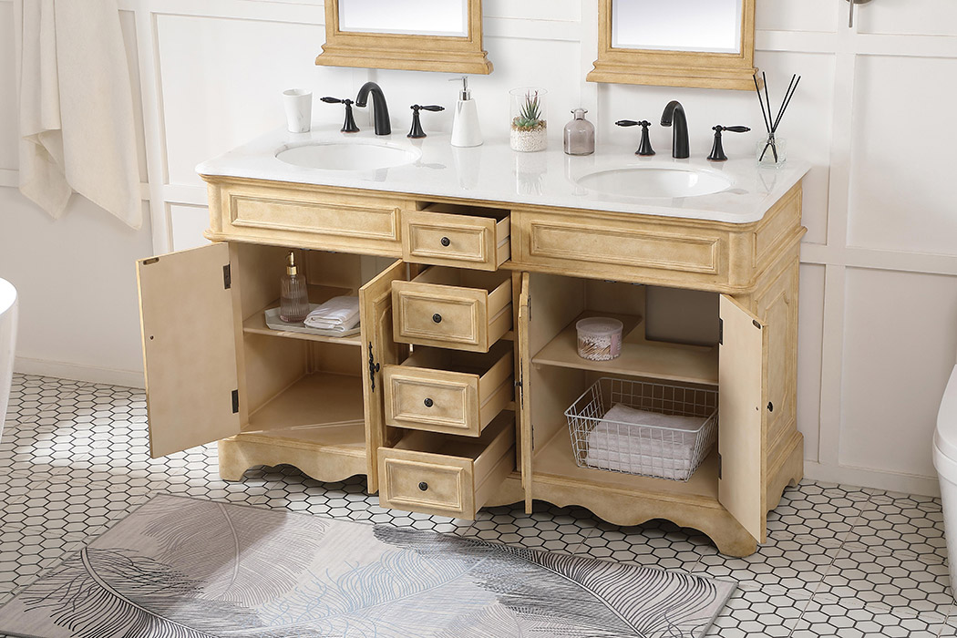 Elegant Bathroom Vanity - Antique Beige (VF30460DAB)