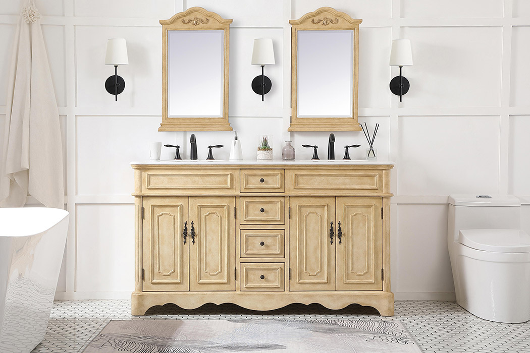 Elegant Bathroom Vanity - Antique Beige (VF30460DAB)