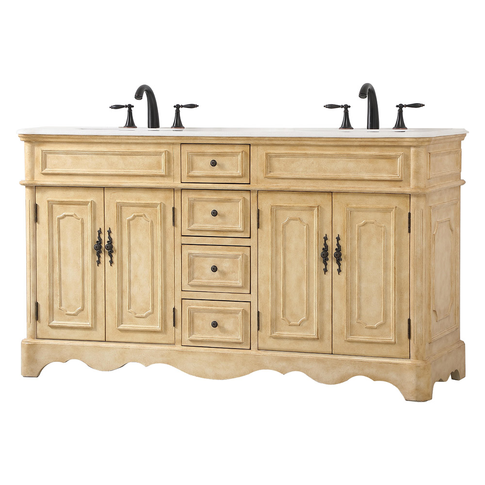 Elegant Bathroom Vanity - Antique Beige (VF30460DAB)