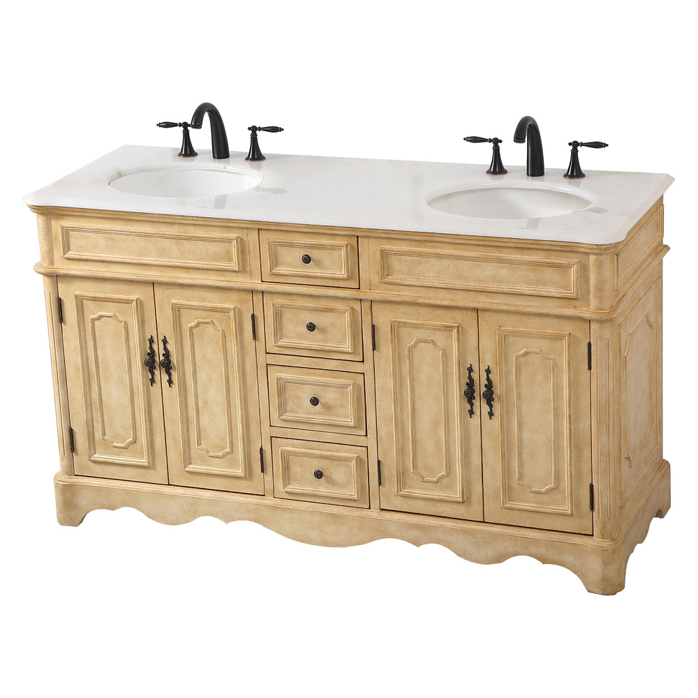 Elegant Bathroom Vanity - Antique Beige (VF30460DAB)