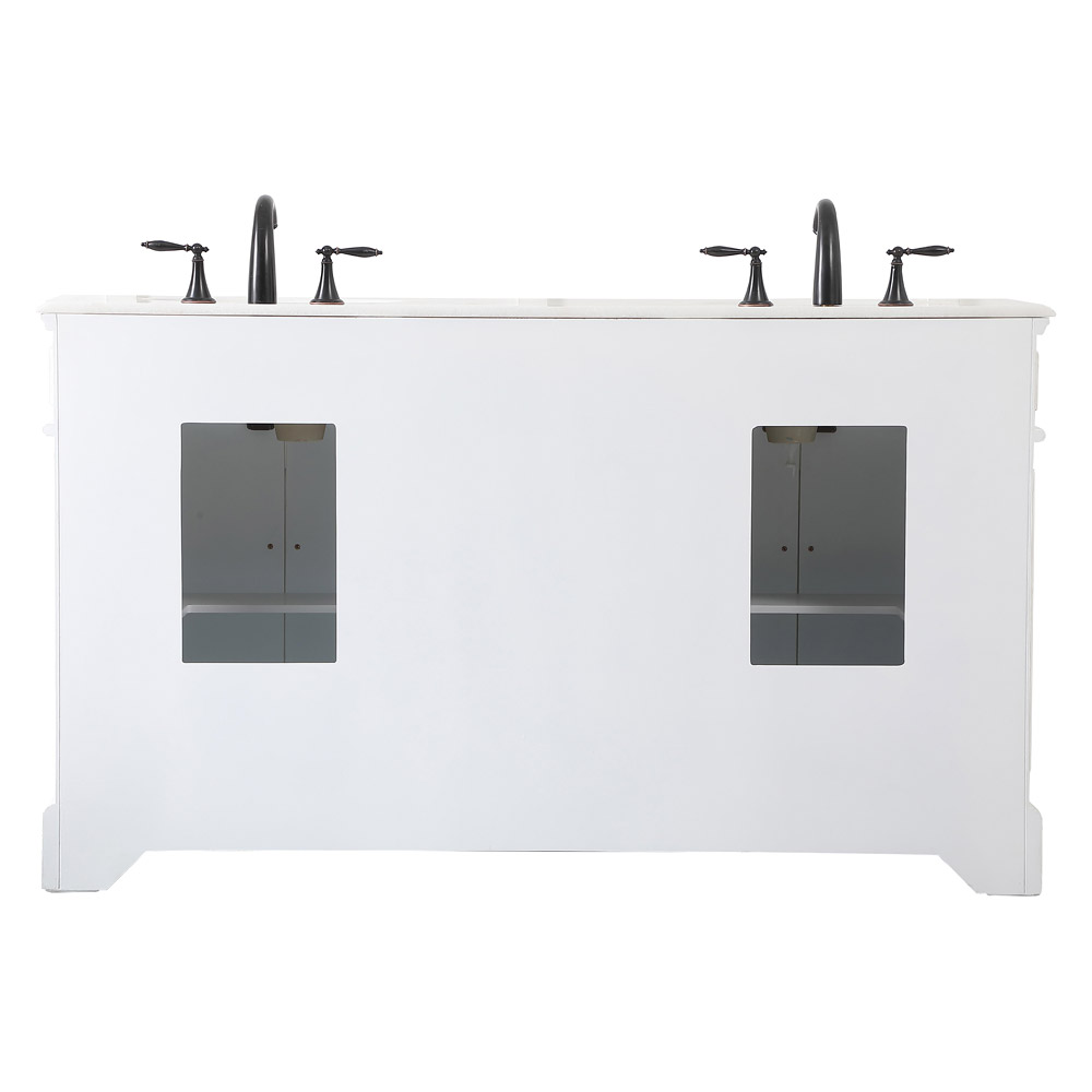 Elegant Bathroom Vanity - Antique White (VF30460DAW)