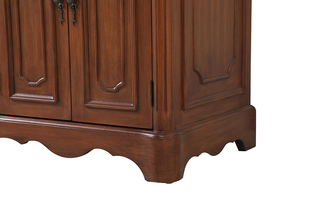 Elegant Bathroom Vanity - Teak (VF30460DTK)