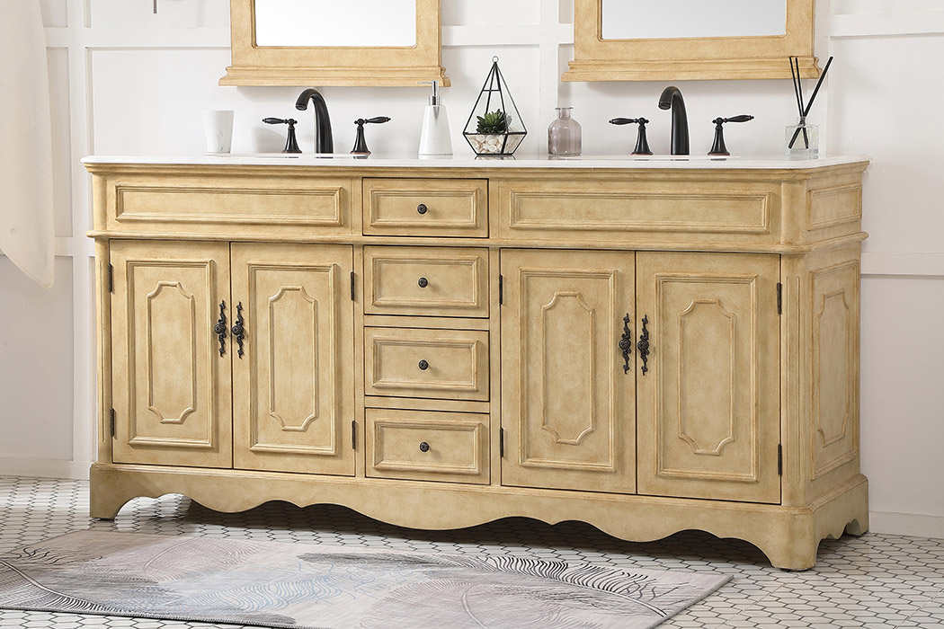 Elegant Bathroom Vanity - Antique Beige (VF30472DAB)