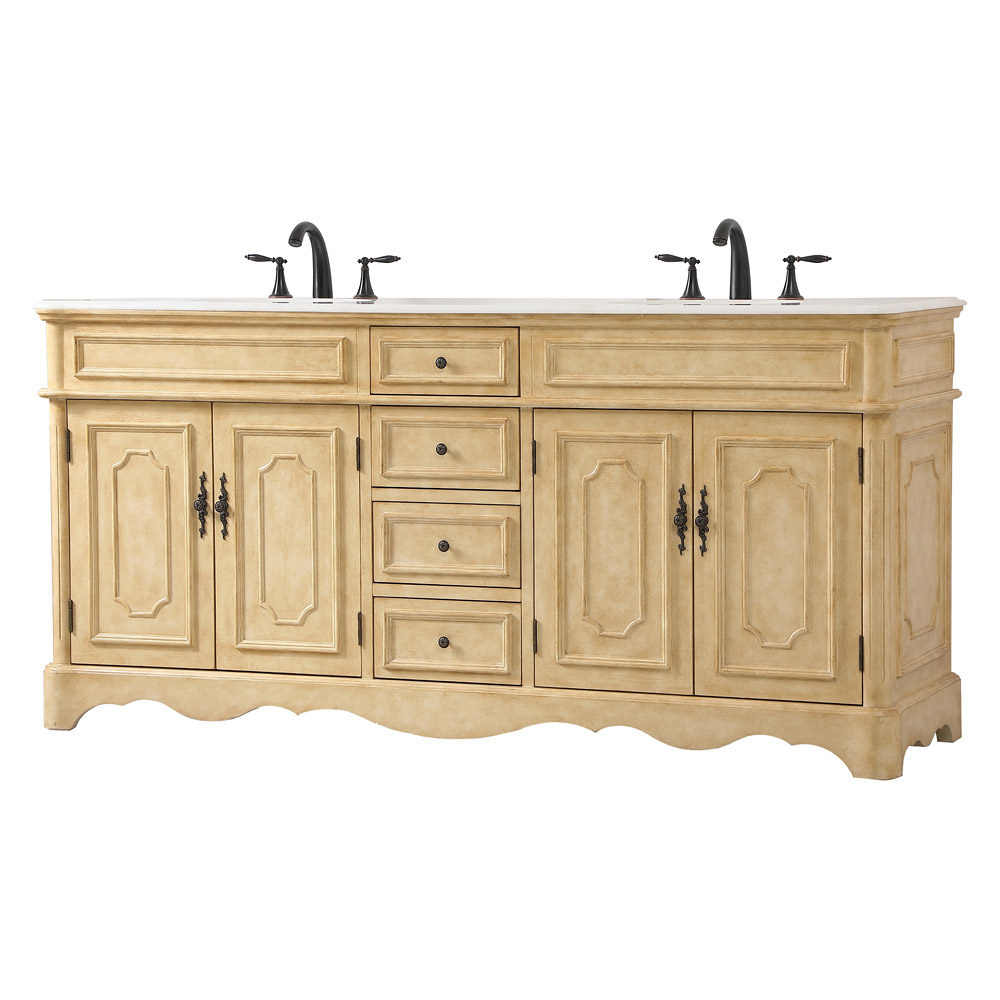 Elegant Bathroom Vanity - Antique Beige (VF30472DAB)