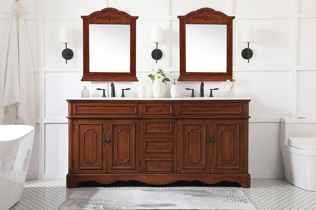 Elegant Bathroom Vanity - Teak (VF30472DTK)