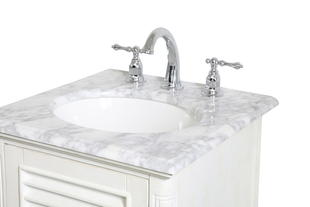 Elegant Bathroom Vanity - Antique White (VF30519AW)