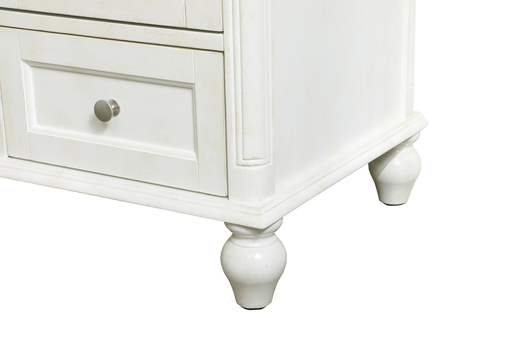 Elegant Bathroom Vanity - Antique White (VF30519AW)