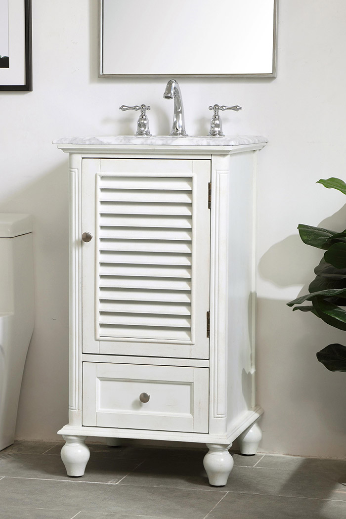 Elegant Bathroom Vanity - Antique White (VF30519AW)