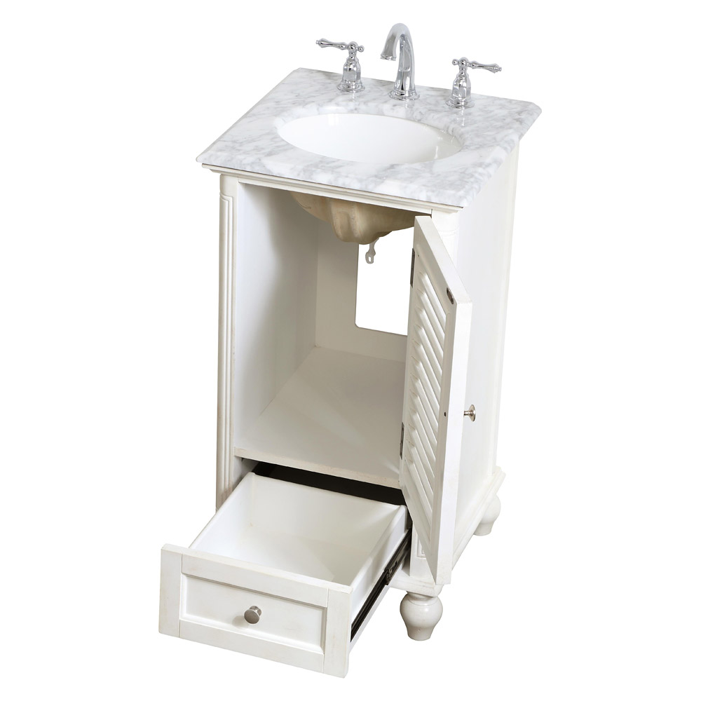 Elegant Bathroom Vanity - Antique White (VF30519AW)