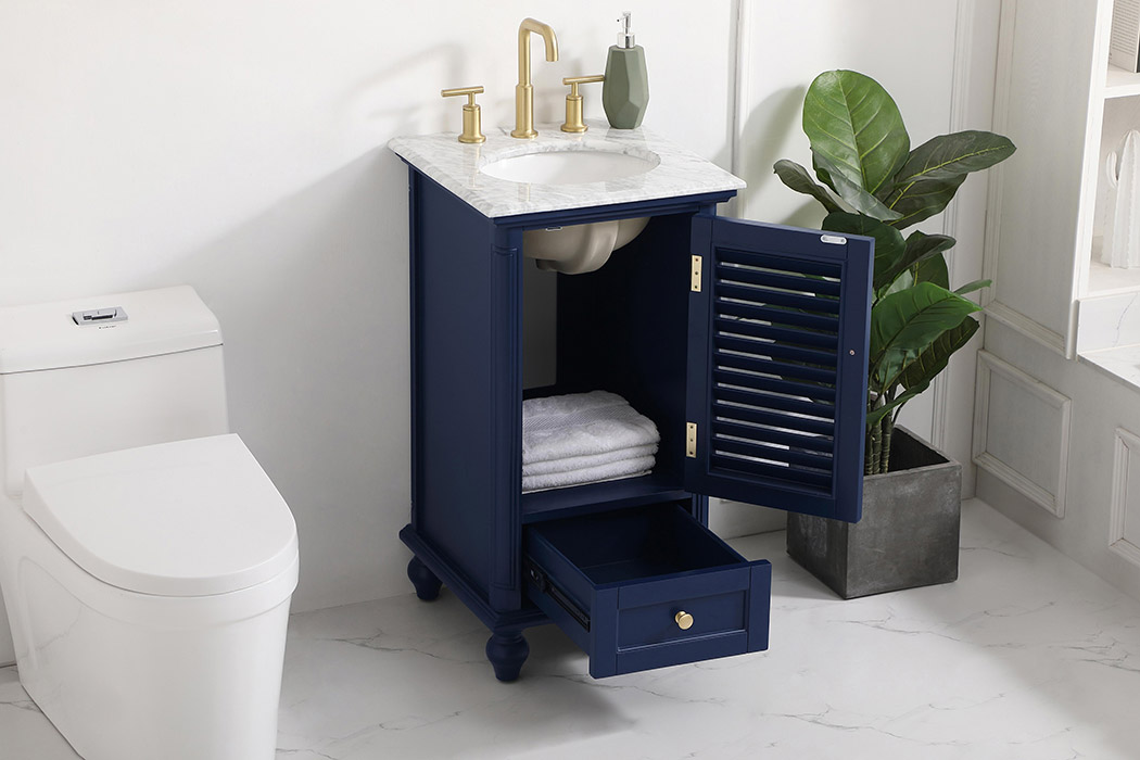 Elegant Bathroom Vanity - Blue (VF30519BL)