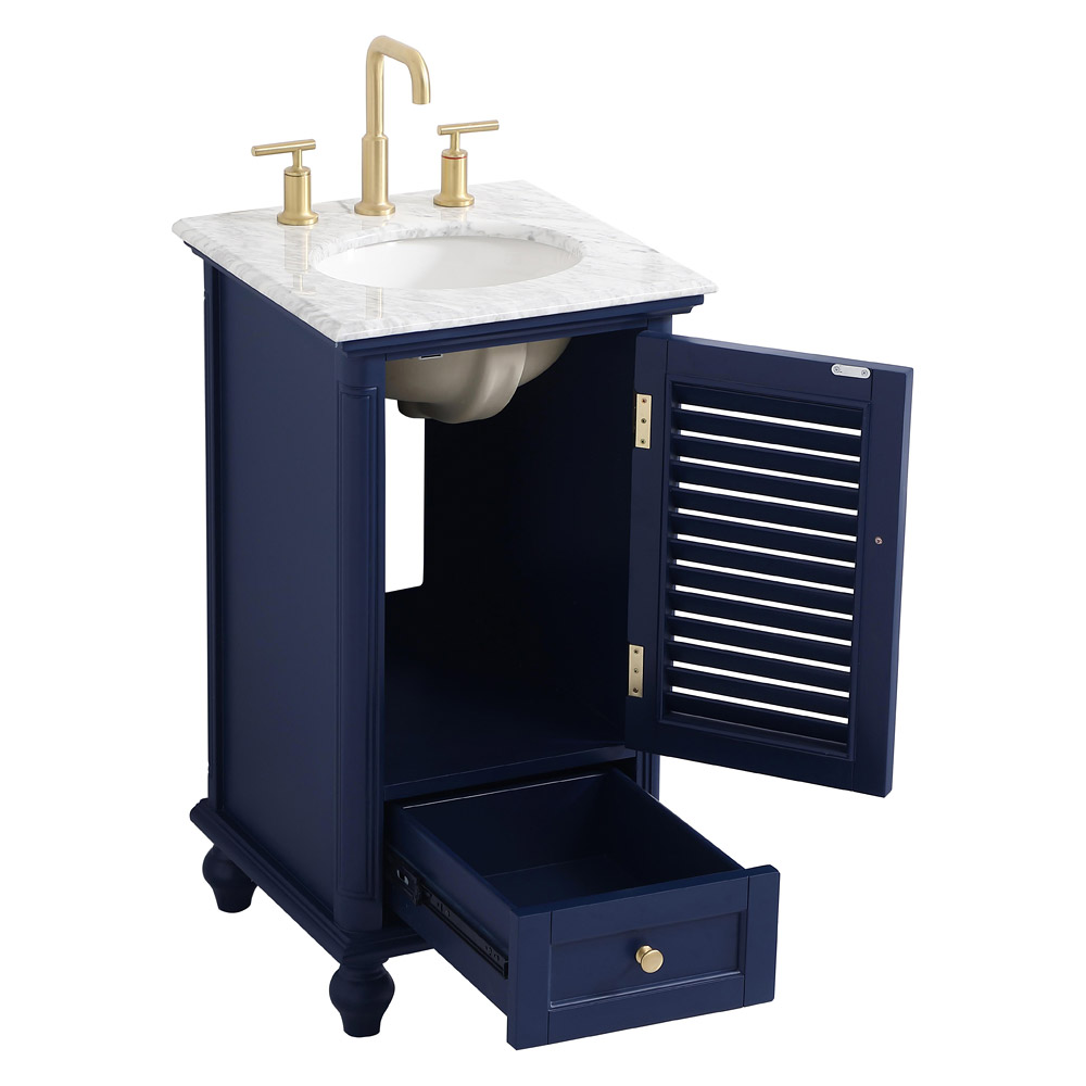 Elegant Bathroom Vanity - Blue (VF30519BL)