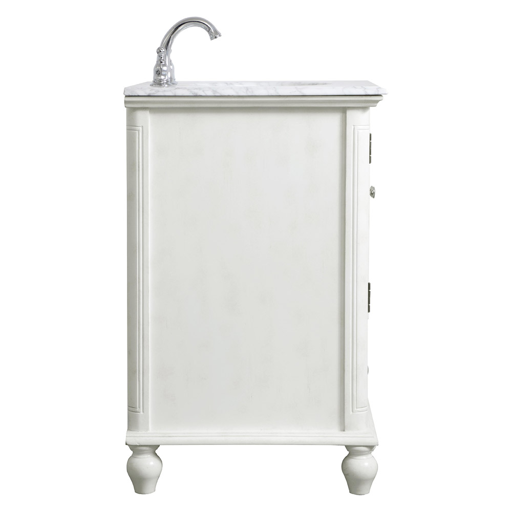 Elegant Bathroom Vanity - Antique White, L 24" (VF30524AW)