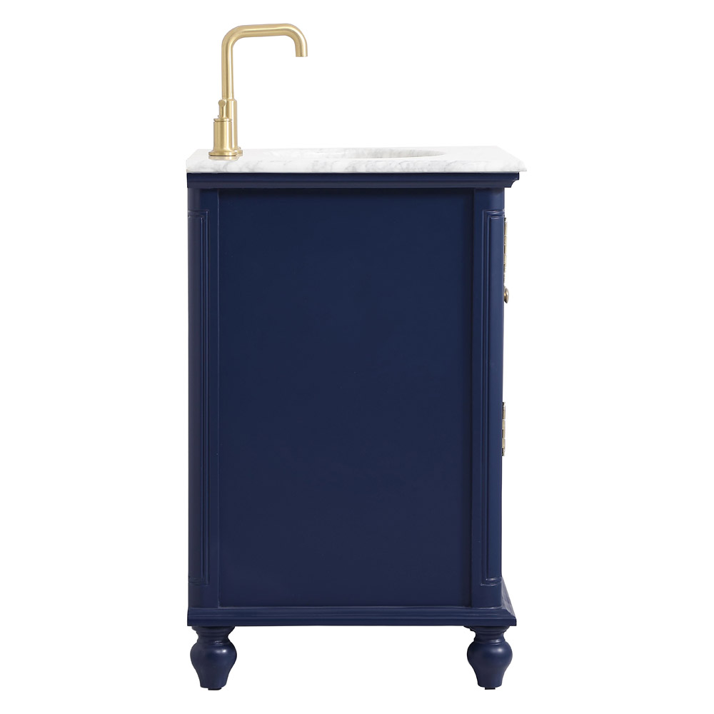 Elegant Bathroom Vanity - Blue, L 24" (VF30524BL)