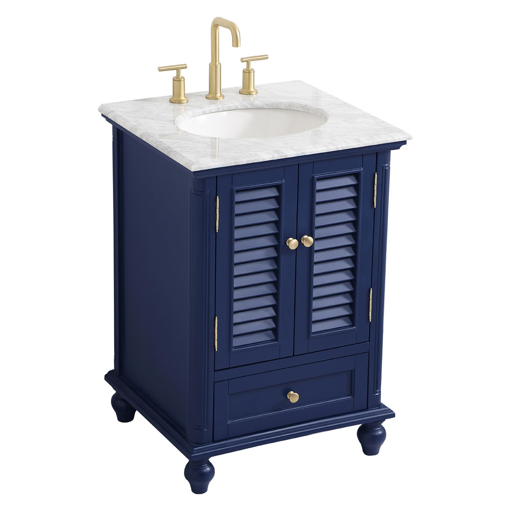 Elegant Bathroom Vanity - Blue, L 24" (VF30524BL)